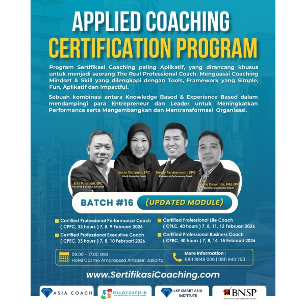 ACCP (APPLIED COACHING CERTIFICATION PROGRAM, CPPC-CPEC-CPLC-CPBC)